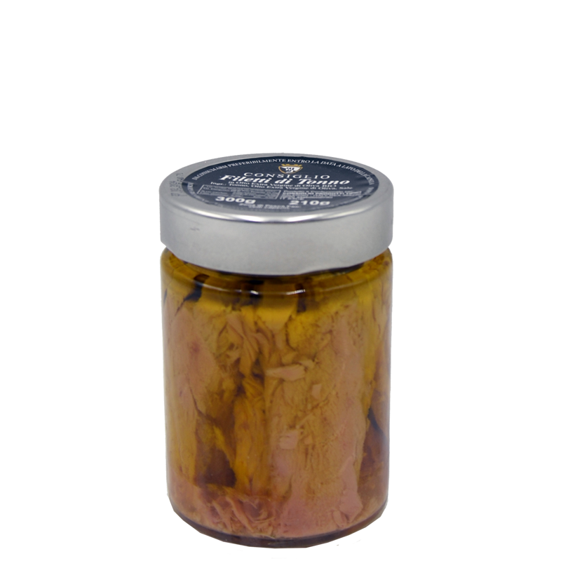 TUNA-Filets in extra jungfräulichem Olivenöl 300 GR