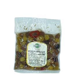 Mischung aus entkernten rustikalen Oliven - Umschlag