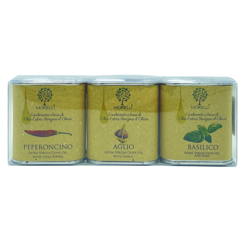 Tris Flavored Garlic - Chilli - Basil